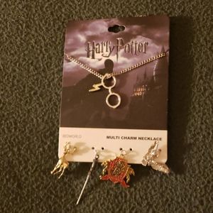 Harry Potter Charm Necklace Set